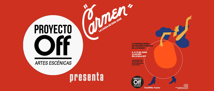 Cartela inicial promocional Ópera Carmen